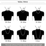 Arabic name necklace with heart