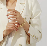 Arabic hollow name bangle