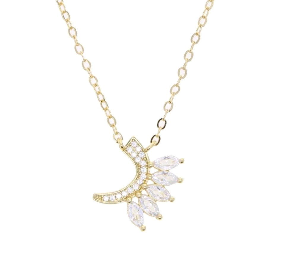 Sterling Silver 925 Arabic Letters Charm Necklace for Women