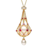 Chain Net Pearl Pendant - Fashion Accessory Clothes Accessory