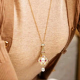 Chain Net Pearl Pendant - Fashion Accessory Clothes Accessory