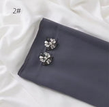 Floral rhinestone chiffon