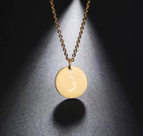 Arabic initial on round circle chain