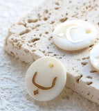 Arabic letters charm on shells